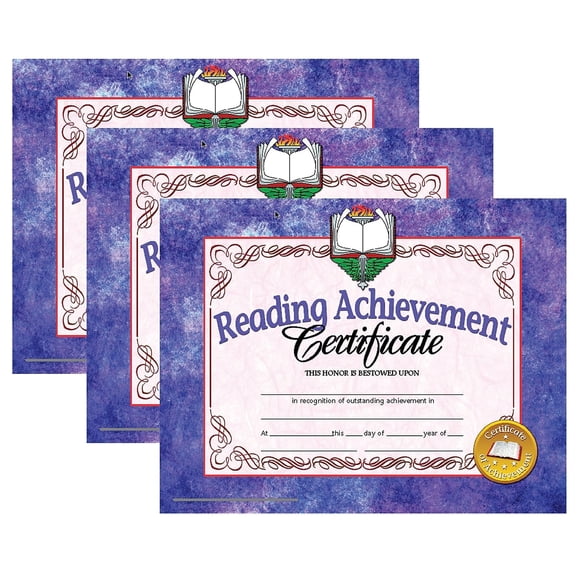 Certificado Flipside Hayes Publishing Reading Achievement