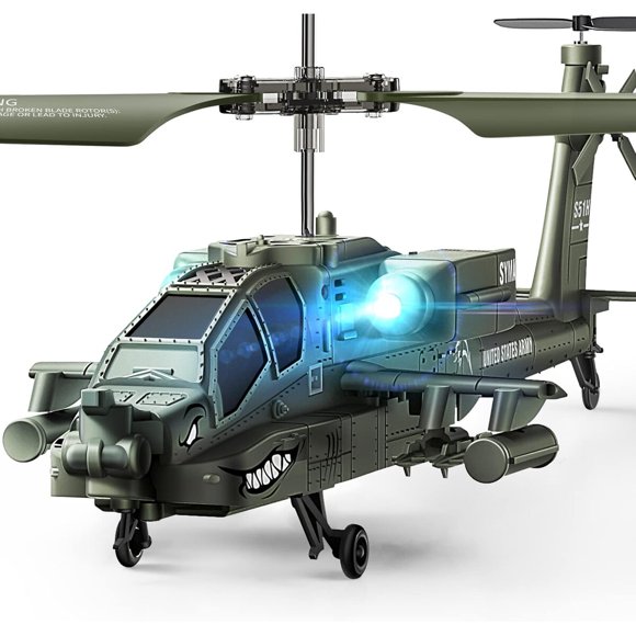Helicaptero RC SYMA S51H 2.4GHz Militar 22cm
