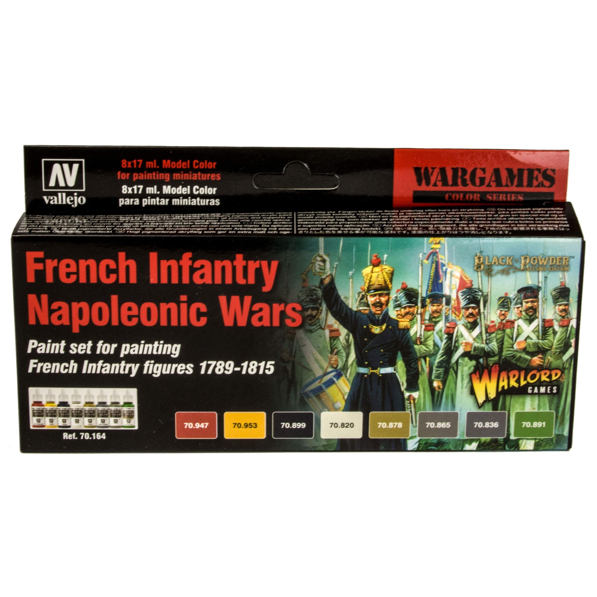 Set De Pinturas Vallejo, Infantería Francesa, Guerras Napoleónicas, 0,5 L