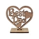 thumbnail image 1 of Decoración De Corazón De Madera Regalos Del Día Del Padre Adorno Hueco Decoración De Mesa Estilo B, 1 of 3