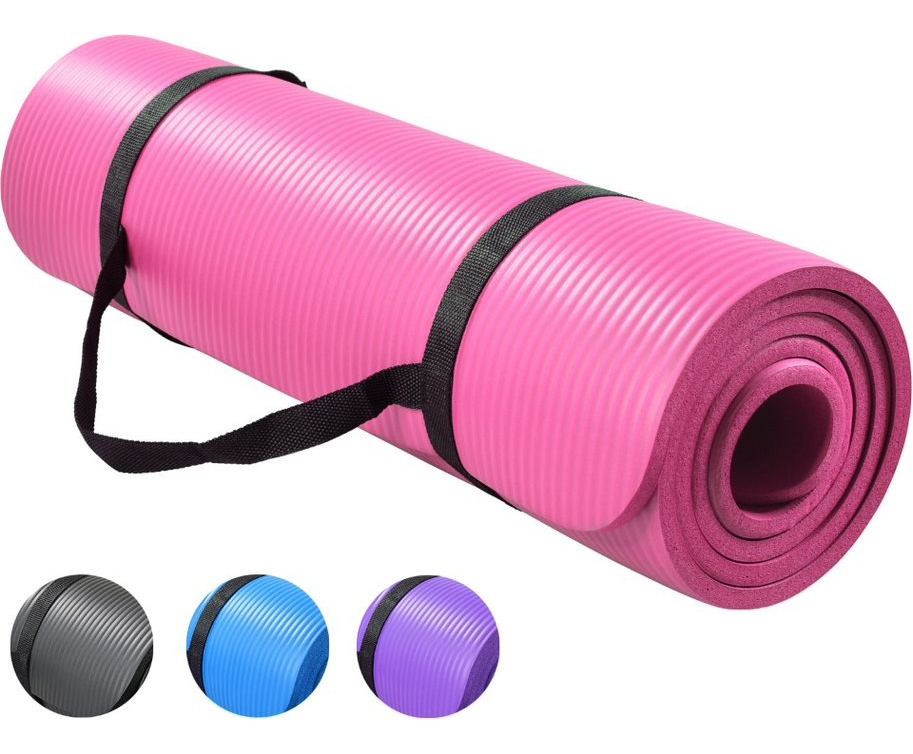 Centurfit - Mat De Yoga 10Mm Rosa