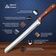 thumbnail image 4 of Cuchillo para pan Albert&Grace, 26,7 cm, serrado con funda de acero 7Cr17MoV, 4 of 6