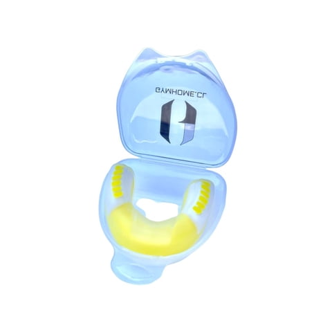 Gymhome - Protector Bucal Boxeo Y Artes Marciales Con Estuche Amarillo