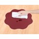 thumbnail image 3 of REGALWOVEN Juego de 6 Manteles Individuales de Cuero Sintético para Decoración de Mesa de Comedor de Cocina, Manteles Lavables y Limpiables Rojos 15*15in, 3 of 7