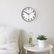 thumbnail image 5 of Reloj Pared 22 cm Blanco Circular Plastico, 5 of 5