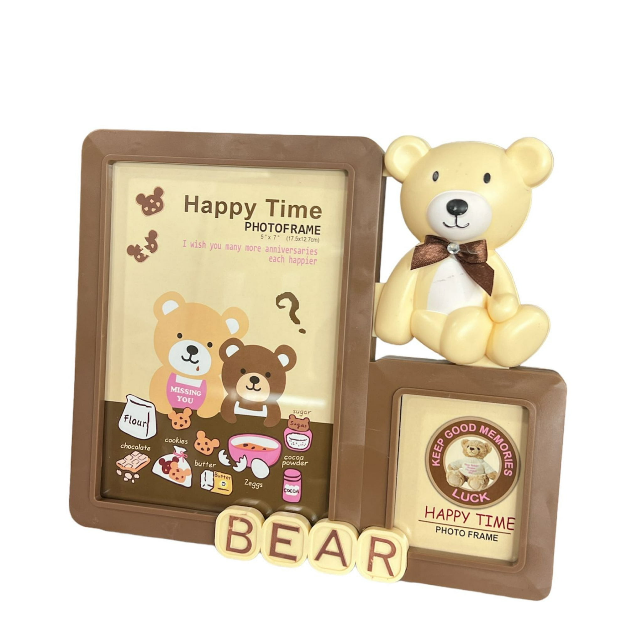 Oem - Marco De Foto Portaretrato Decorativo Oso 25x20cm B