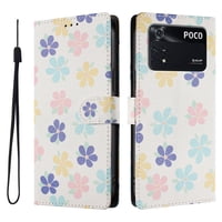 Foxdock Funda Tipo Cartera Para Xiaomi Poco M4 Pro 4G Con Soporte Y Correa – Diseño De Patrones Lindos