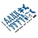 thumbnail image 2 of 1/16 RC Cars Metal Repuestos Accesorio Para 16207 16208 16209 16210 DIY Azul, 2 of 5
