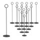 thumbnail image 1 of Soportes para Números de Mesa Urban Deco Acero 30 cm Paquete de 16 Negro, 1 of 9