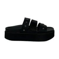 Sandalia Negro Mujer Mundaka Detogni