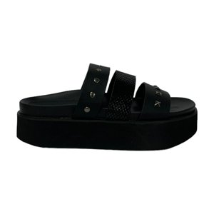 Sandalia Negro Mujer Mundaka Detogni