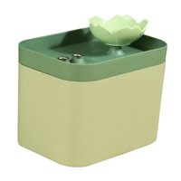 Magideal - Fuente De Agua Automática Para Gatos, Alimentación, Riego, Suministros, Accesorios Usb Portátiles, Bebida Silenciosa Para Kitty Office, Sala De Estar , Verde