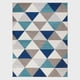 thumbnail image 1 of Alfombra Florida Azul 160x210, 1 of 5