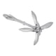 thumbnail image 1 of Ancla Marina Plegable Universal Para Canoas, Embarcaciones Peque?as, Kayaks, 6 Kg, 1 of 5