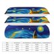 thumbnail image 3 of Pikachu Under The Night Sky 3 Piece Sets Full/Queen Size - Reversible Microfiber Quilts with Shams Soft Lightweight Bedspread Coverlet Comforter for All Season Bed Sheets, 3 of 4