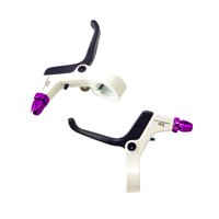 Ioensy - Palanca De Freno Para Niños Diámetro De Abrazadera De 22,2 Mm Palancas De Freno Para Niños Blanco Violeta