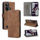thumbnail image 1 of Funda Billetera para BLU C9 con Soporte - Cartera de Cuero con Ranuras Marrón, 1 of 5