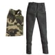 thumbnail image 1 of Juego De Chaleco De Camuflaje Sin Mangas 1/6 Y Jeans Negros Para Figura De Acción Masculina De 12 '', 1 of 3