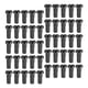 thumbnail image 3 of 50 Uds. De Pezones Para Radios De Bicicleta, Decoración De Radios, Puntas De Extremo, Tapa Para Radios De Bicicleta, 12mm, 14G, Negro, 3 of 5