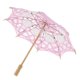 thumbnail image 4 of Sombrilla De Encaje Hecha A Mano Mini Boda Nupcial Flor Niñas Paraguas Rosa, 4 of 5