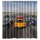thumbnail image 1 of Cortina de ducha de coche de carreras con ganchos (66 x 72 pulgadas), 1 of 3
