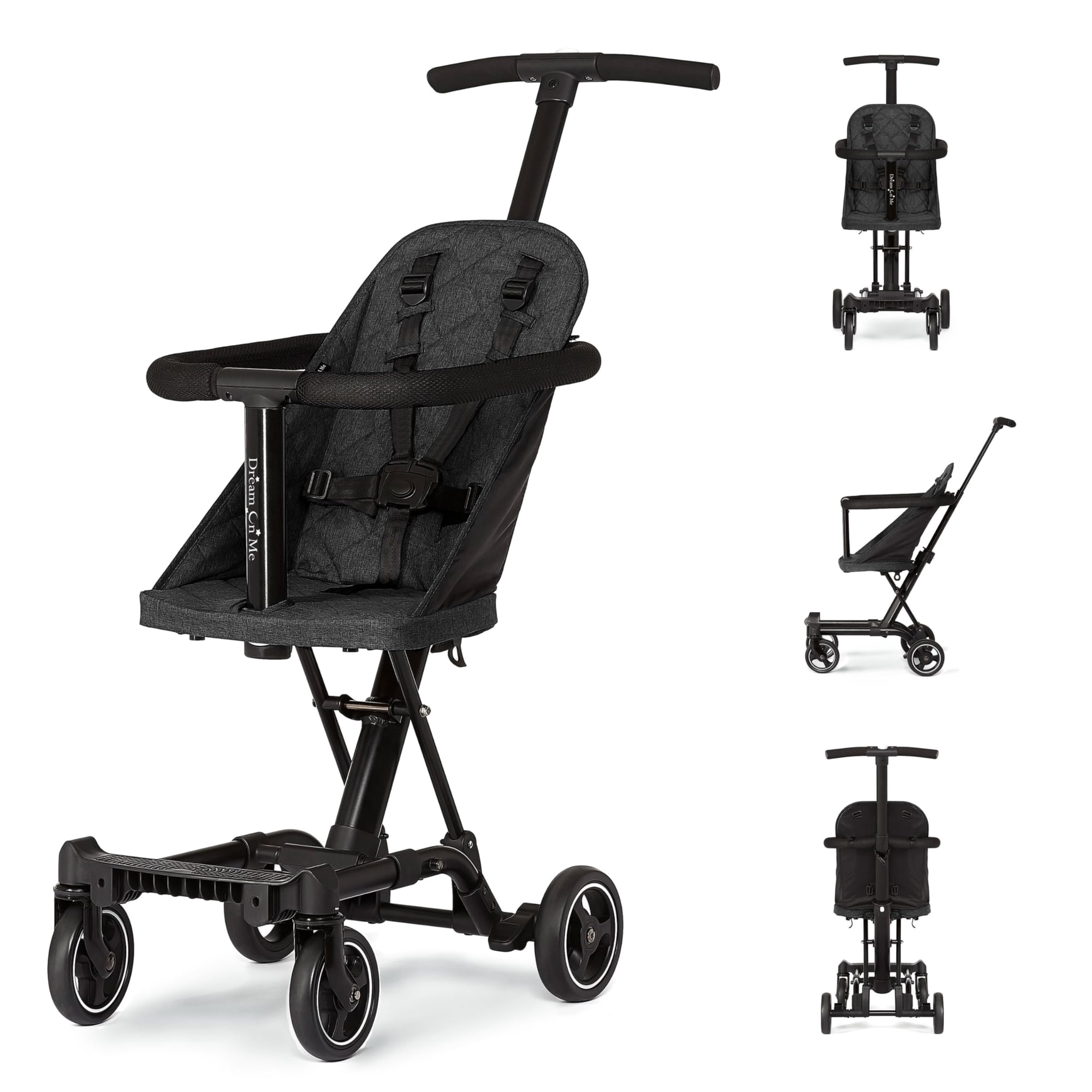 Stroller Dream On Me Coast Rider, Ligero, Negro