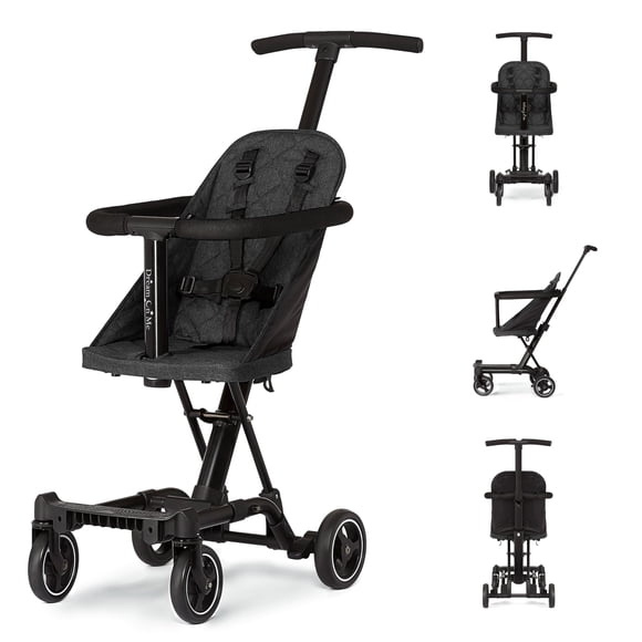 Stroller Dream On Me Coast Rider, ligero, negro