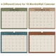 thumbnail image 3 of Calendario de pared Runtioval 2026-2027 22 x 28 cm verde, 3 of 6