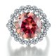 thumbnail image 2 of Anillos de Compromiso Moissanite Diamond de 5 Uds Color D VVS1 Anillos para Mujer Anillos de Plata de Ley Aniversario Promesa Regalo Anillos de Boda con Certificado, 2 of 8