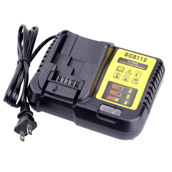 Cargador de batería Biswaye DCB112 de 20 V como máximo compatible