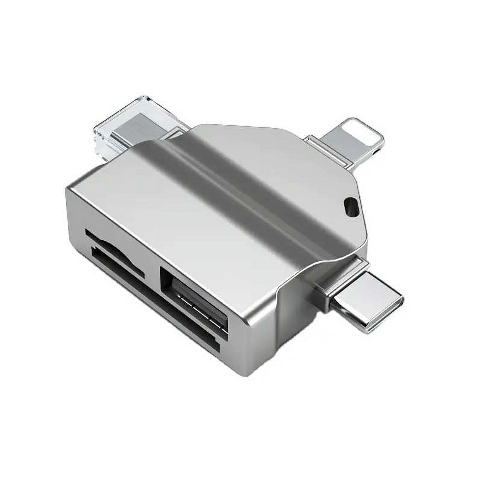 Eon - Lector Tarjetas Sd Para Iphone / Ipad / Tipo C / Usb 7 En 1