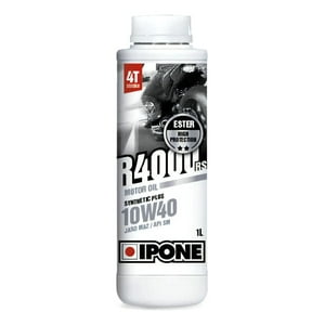 Aceite Para Motor Ipone Semi-Sintético 10W-40 Para Moto/Cuatriciclo De 1 Unidad X 1L Blanco