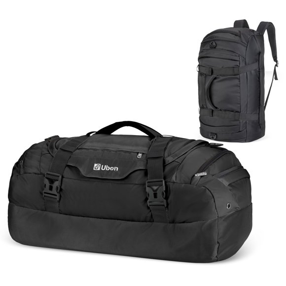 Mochila tipo duffel convertible Ubon 65 L negra