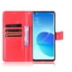 thumbnail image 4 of Funda tipo libro para OPPO Reno 6 Pro 5G, cartera todo‑en‑uno, funda multifuncional con tarjetero y correa de muñeca desmontable, 4 of 4