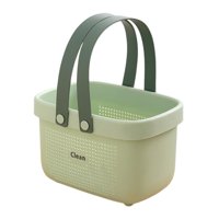 Bothyi - Organizador De Almacenamiento Tote Shower Caddy Bins Organizador Para Garaje Dormitorio Despensa Verde