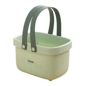 Bothyi - Organizador De Almacenamiento Tote Shower Caddy Bins Organizador Para Garaje Dormitorio Despensa Verde