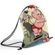 thumbnail image 5 of El Show de Porky Mochila de Cuerdas para Deportes y Gimnasio, Bolsa de Cuerdas Resistente al Agua, Bolsa Cinch, 30×40cm, 5 of 6