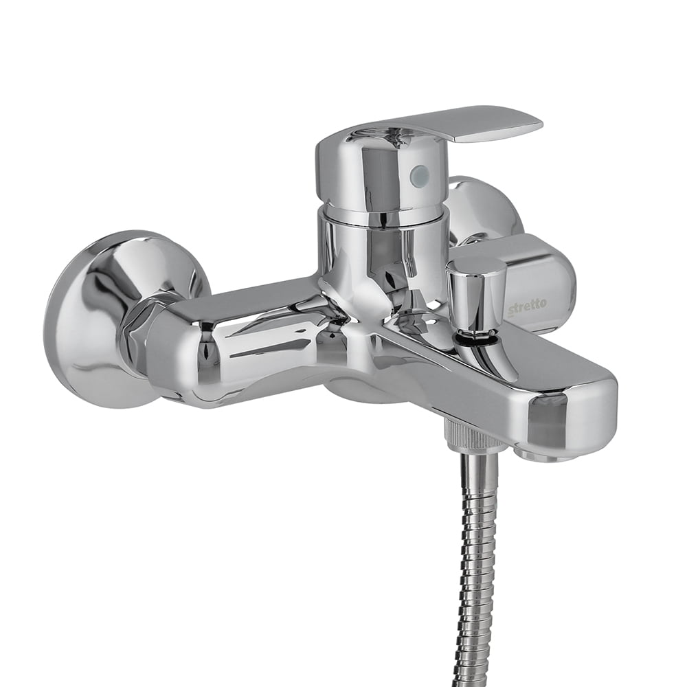 Stretto - Monomando Tina Ducha Capri Cromo