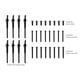 thumbnail image 3 of Espaciadores de Entrada para Ventilador Noctua 140 mm Pack de 2 chromax.Black, 3 of 8