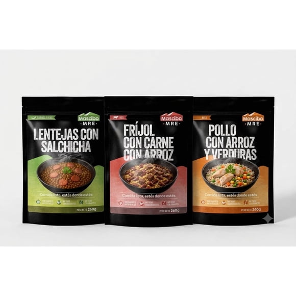 CAMPING COMIDA OUTDOOR PACK 3 POUCH