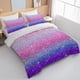 thumbnail image 3 of Purple Unicorn Full Bedding Set for Kids Boys Girls Glitter Galaxy Unicorn Duvet Cover 3 Piece Space Unicorn Comforter Cover, 3 of 5