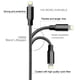 thumbnail image 4 of Cargador para iPhone 5, paquete de 1,5 m/1,5 m/2 m/2 m/3 m, nailon negro, 4 of 7