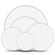 thumbnail image 2 of Parche de Batería Ktaxon PET Juego de 5 Piezas Blanco 12"-22", 2 of 6
