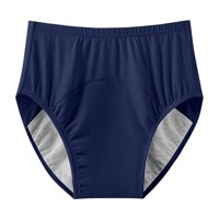 Ioensy - Pañal Para Adultos, Ropa Interior Para Incontinencia, Calzoncillos De Algodón Para Personas Mayores, Azul, L