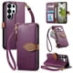 thumbnail image 1 of FOXDOCK Funda Tipo Cartera para Samsung Galaxy S26 Ultra, con Ranuras para Tarjetas, Soporte y Cremallera-Púrpura, 1 of 6