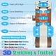 thumbnail image 2 of Esterilla de masaje Comrelax para todo el cuerpo, estiramiento y tracción 3D, 2 of 7