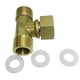 thumbnail image 1 of Conector rosca hembra de latón en T de 4 vías Adaptador interno y externo d, 1 of 5