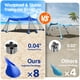 thumbnail image 2 of Carpa de playa Rhino Valley, 305 x 396 cm, UPF50+, 8 sacos de arena y 4 postes, 2 of 8