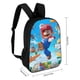 thumbnail image 2 of Super Mario-theme Backpack, Campus style schoolbag Bookbag with Adjustable Shoulder Straps And Large Zip Compartment, Unisex Travel Bags., 2 of 6