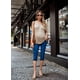 thumbnail image 3 of Pantalones Capri de Maternidad Hybrid & Company 1X Azul Marino, 3 of 6